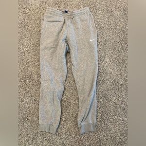 NIKE grey jogger sweatpants. Size S